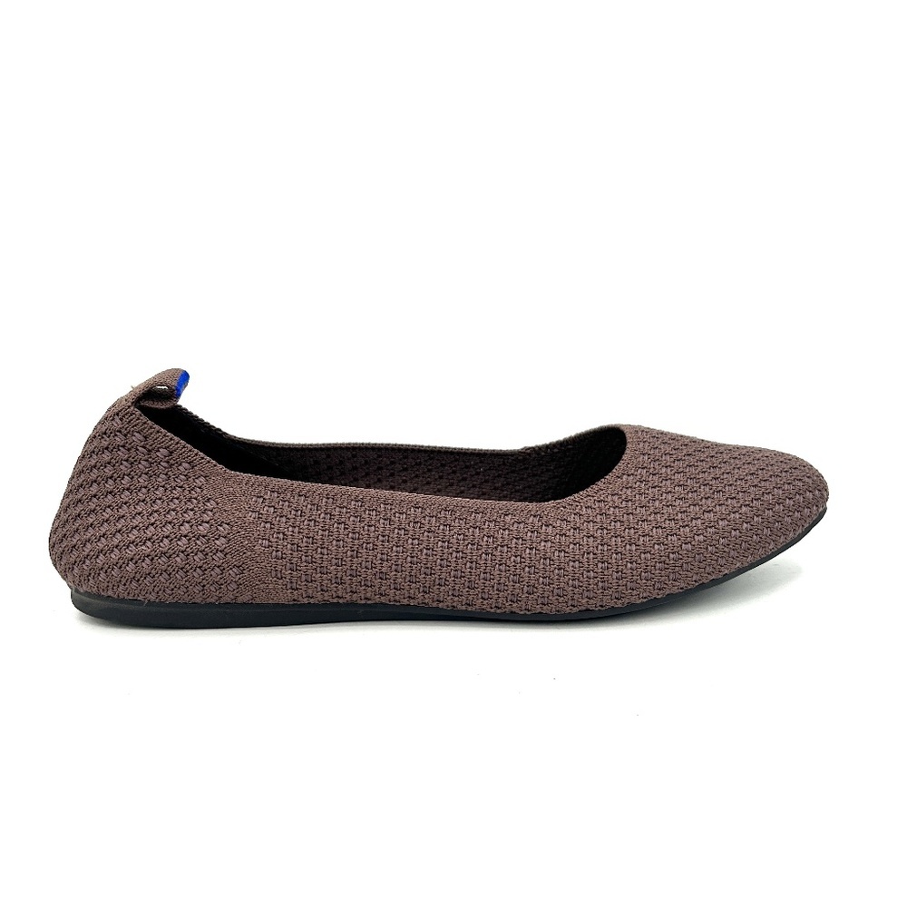 ROTHY'S Women's Purple Brown The Square Wrap Woven Slip On Flat Shoes Size 9